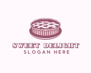 Cherry Pie Dessert logo design