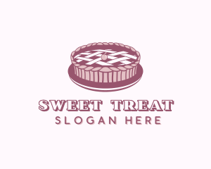 Cherry Pie Dessert logo design