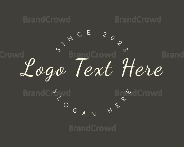 Cursive Elegant Business Logo