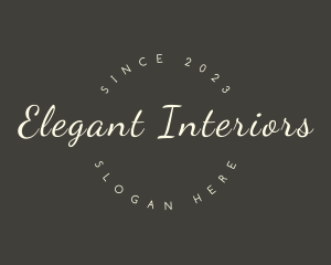 Cursive Elegant Business logo design