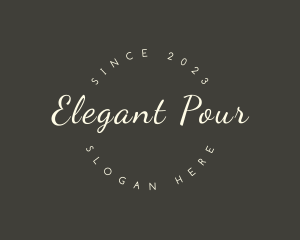 Cursive Elegant Business logo design