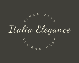 Cursive Elegant Business logo design