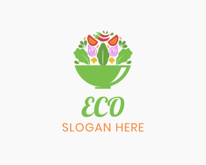Ingredients - Salad Food Restaurant logo design
