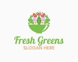 Salad - Salad Food Restaurant logo design