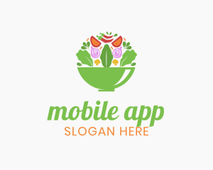 Salad - Salad Food Restaurant logo design