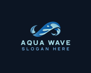 Ocean Surfing Wave logo design