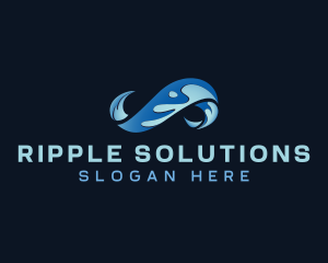 Ripple - Ocean Surfing Wave logo design