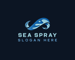 Ocean Surfing Wave logo design