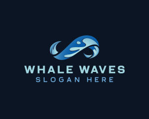 Ocean Surfing Wave logo design