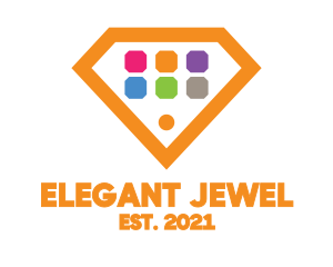Diamond Smart Device Apps logo design