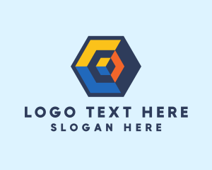 Investment - Modern 3D Cube logo design