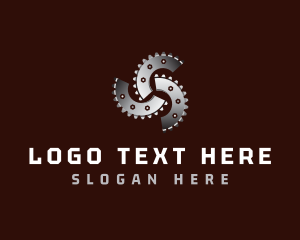 Garage - Cog Wheel Gear Mechanic logo design