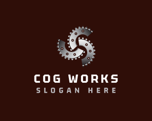 Cog Wheel Gear Mechanic logo design