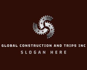 Technician - Cog Wheel Gear Mechanic logo design