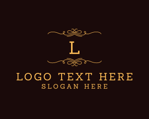 Lounge - Elegant Wreath Fashion Boutique logo design