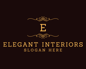 Elegant Wreath Fashion Boutique  logo design