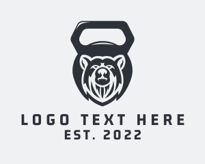 Black - Grizzly Kettlebell Gym logo design