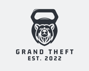 Bear - Grizzly Kettlebell Gym logo design