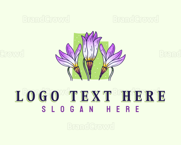 Utah Botanical Flower Logo