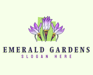 Utah Botanical Flower logo design