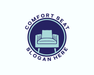 Armchair Seat Furniture logo design