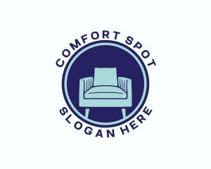 Seat - Armchair Seat Furniture logo design