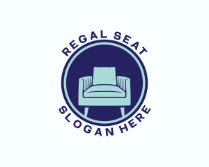 Armchair Seat Furniture logo design