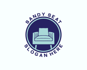 Armchair Seat Furniture logo design