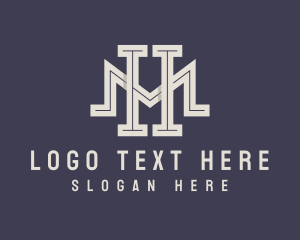 Letter Mh - Classic Collegiate Business logo design