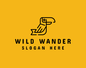 Wildlife Toucan Animal logo design