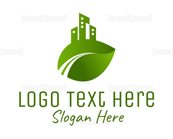 Green City Leaf Logo