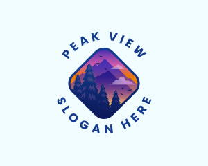 Mountain - Mountain Outdoor Trekking logo design