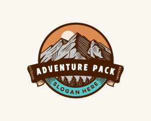 Mountain Summit Adventure logo design