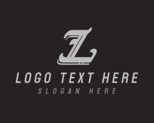 Biker Gang - Gothic Letter L Company logo design