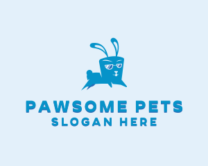 Pet Bunny Rabbit logo design