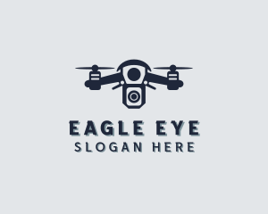 Surveillance - Quadcopter Surveillance Camera logo design