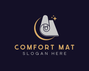 Mat - Yoga Pilates Mat logo design