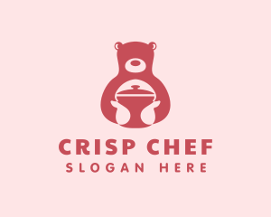 Bear Casserole Kitchen logo design