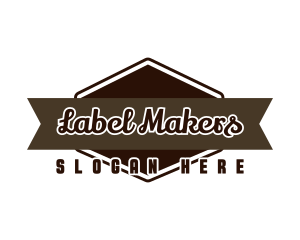 Label - Chocolate Bakery Banner logo design