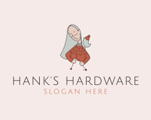 Hank - Crochet Woman Crafter logo design