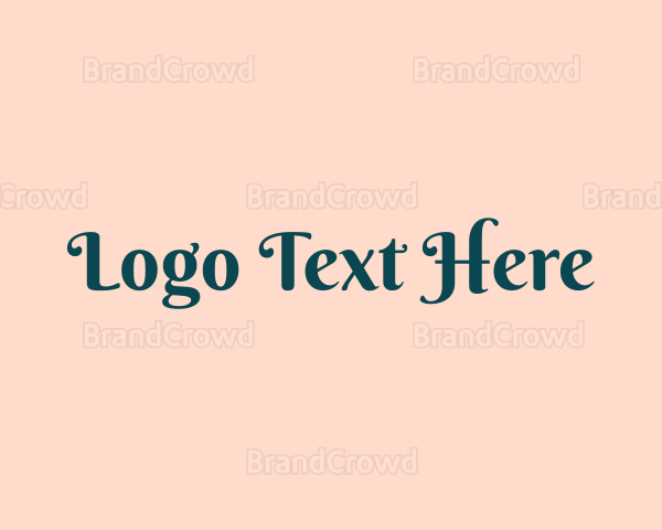 Beauty Spa Script Logo