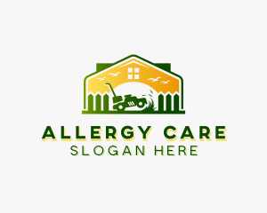 Home Garden Lawn Care logo design