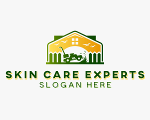 Home Garden Lawn Care logo design