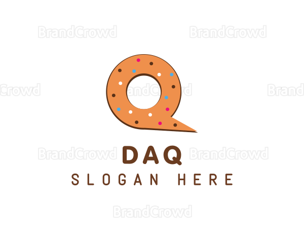 Donut Letter Q Logo