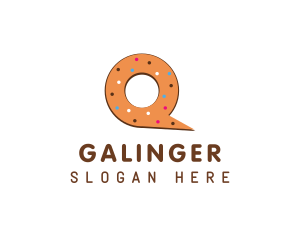 Donut - Donut Letter Q logo design
