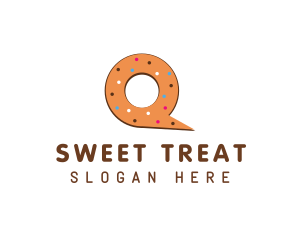 Donut - Donut Letter Q logo design