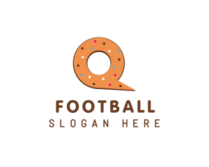 Donuts - Donut Letter Q logo design