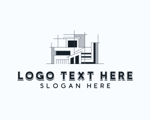 Structure - Architectural Blueprint Engineer logo design