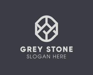 Grey - Geometric Grey Symbol logo design