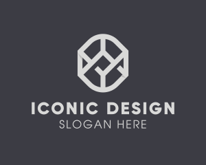 Symbol - Geometric Grey Symbol logo design